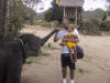 020129 Pierre o Sofia p en elefantranch i Thailand